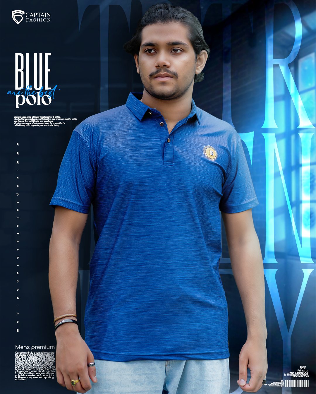 China Polo Shirt (exclusive) - Captain Fashion Bd