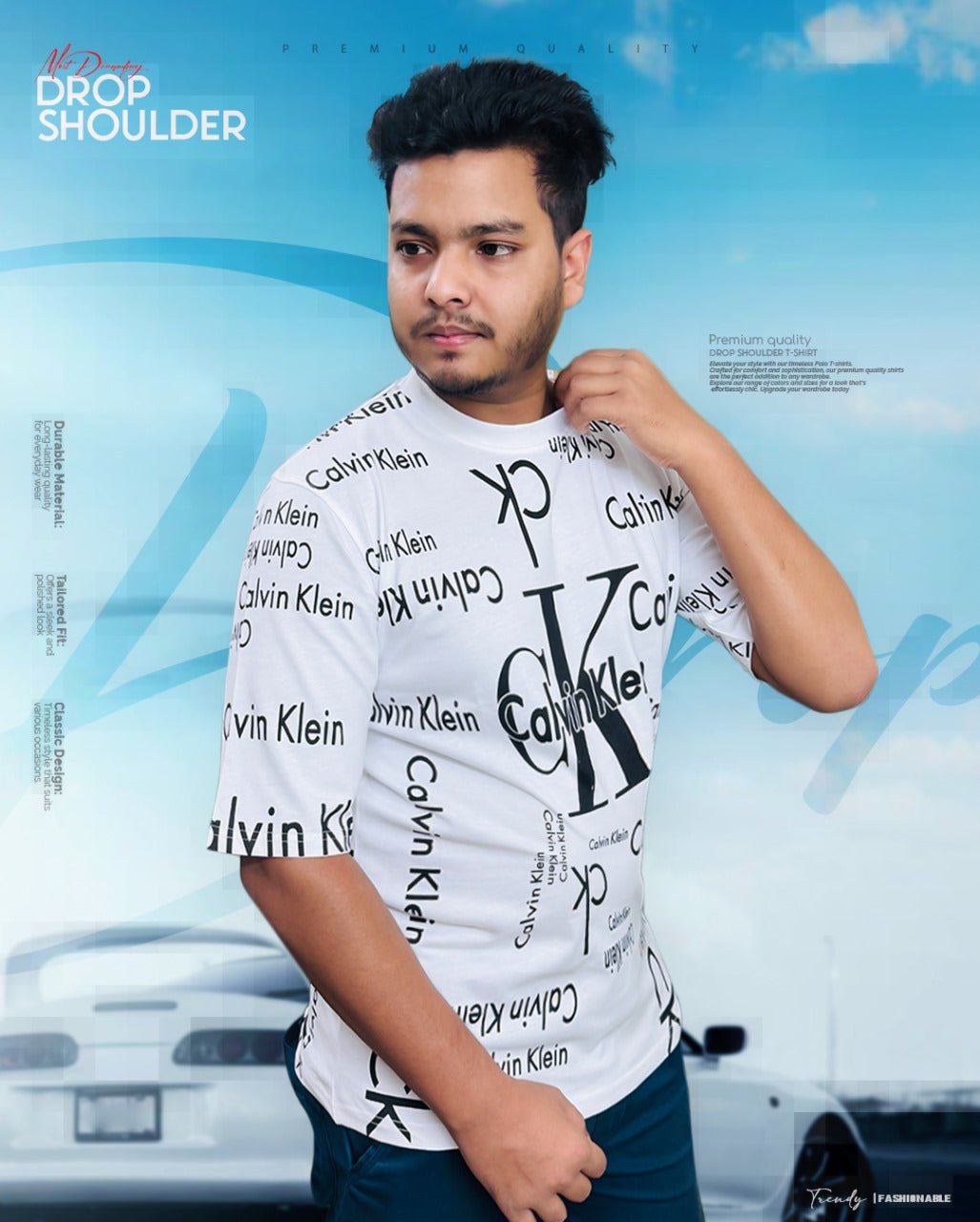 Premioum Drop Shoulder T-Shirt - Captain Fashion Bd