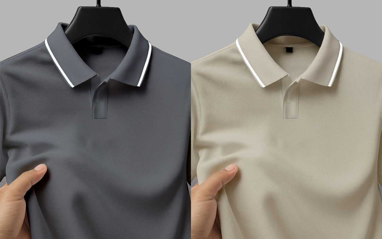 Premium Cotton Buttonless Polo Combo - Captain Fashion Bd