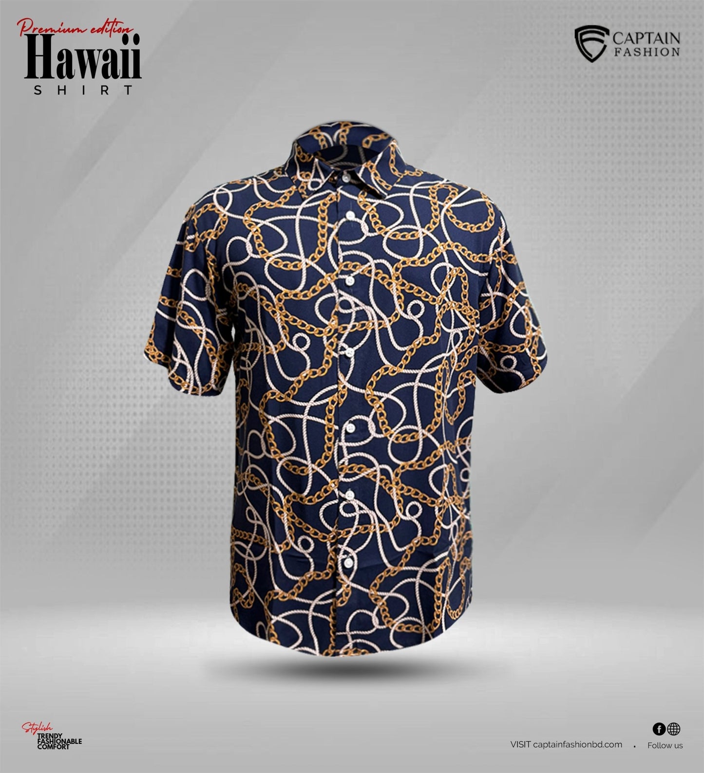Premium Quality Hawaii Shirt - Captain Fashion Bd