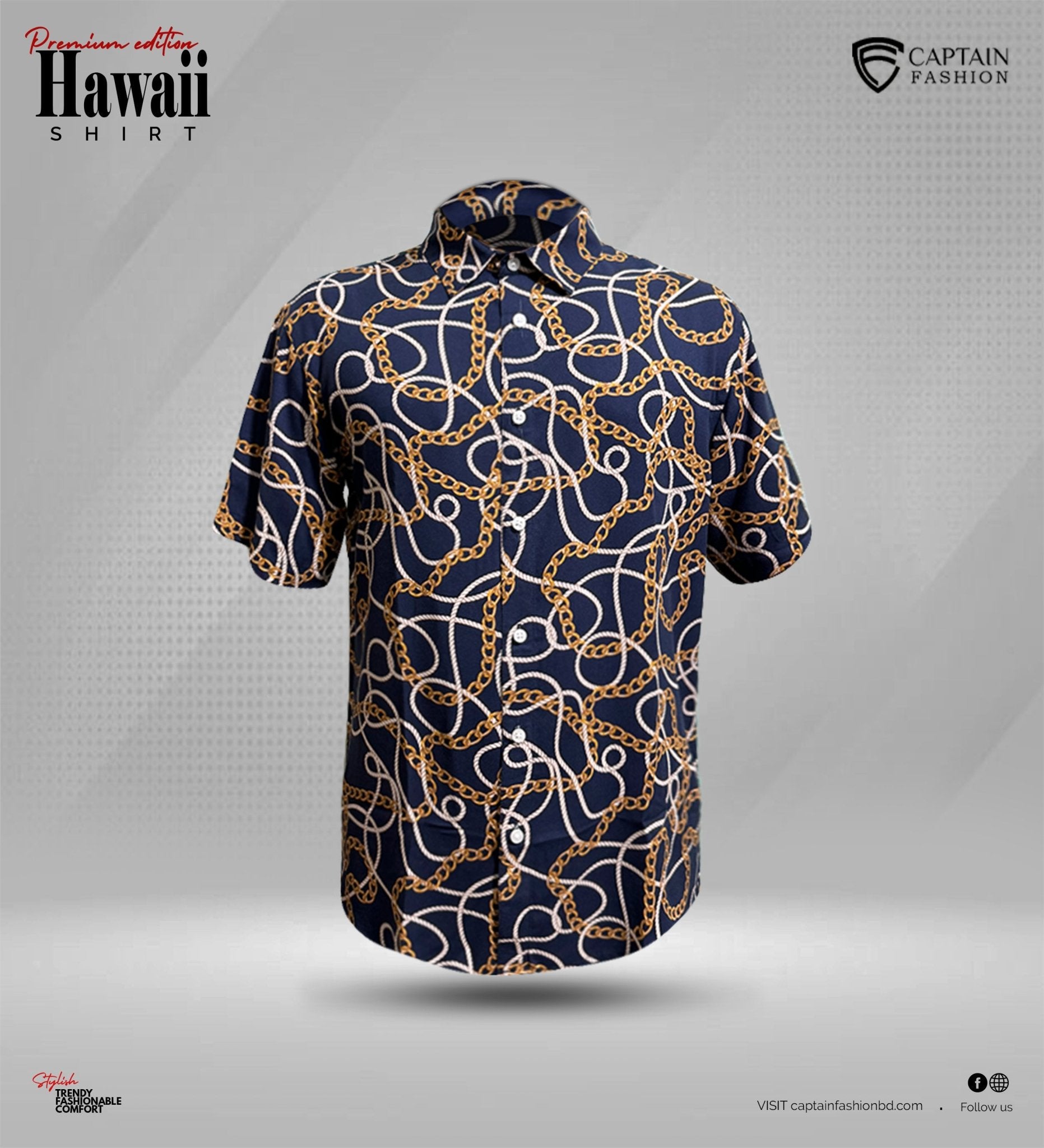 Premium Quality Hawaii Shirt - Captain Fashion Bd