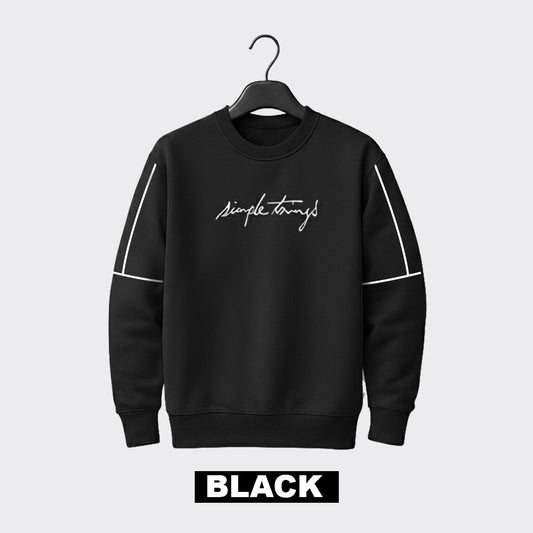 Premium Signature Sweatshirt for Men - Black