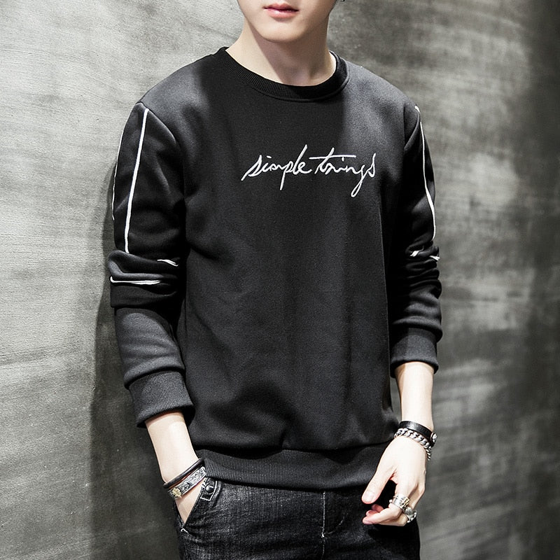 Premium Sweatshirt for Men - Black - Captain Fashion Bd