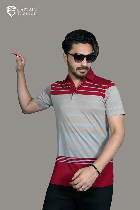 Premium Cotton Polo Shirt 01 - Captain Fashion Bd