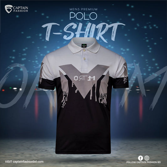 premium polo shirt Black - Captain Fashion Bd