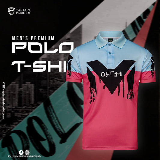 premium polo shirt pink - Captain Fashion Bd